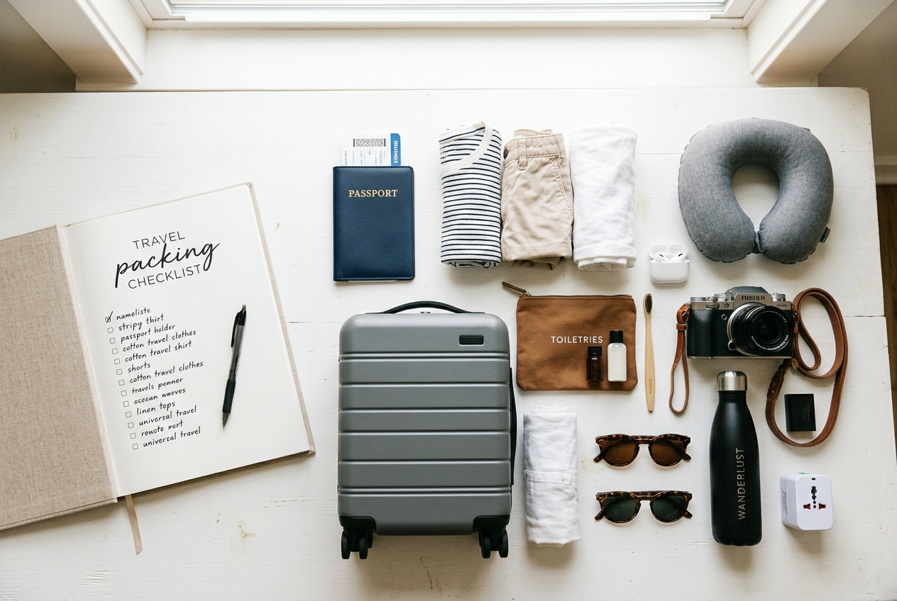 Ultimate Travel Packing Checklist: Don't Leave Home Without These Esse ...